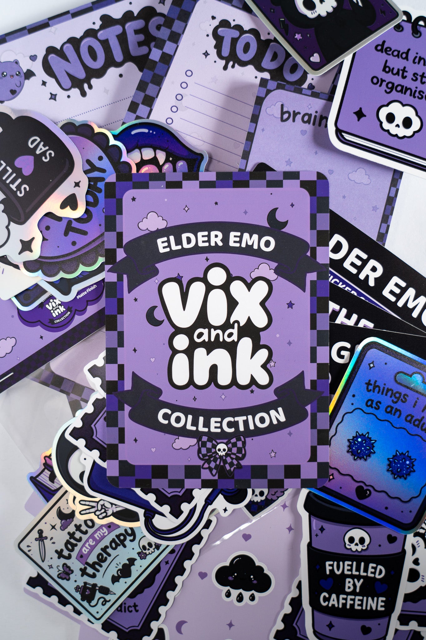The Elder Emo Stationery Bundle