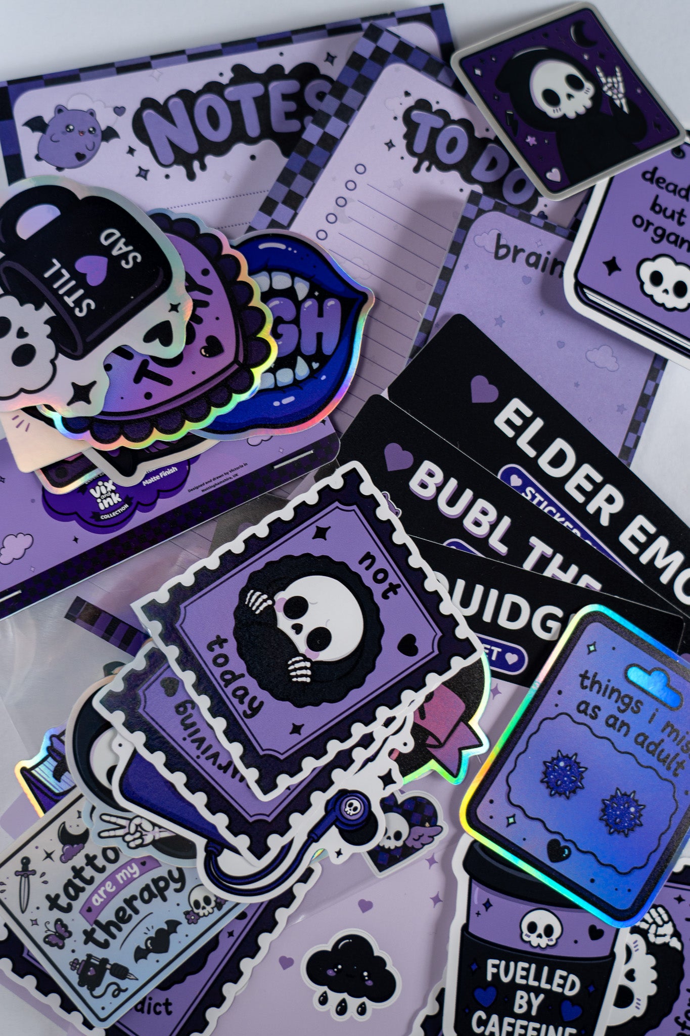 The Elder Emo Stationery Bundle