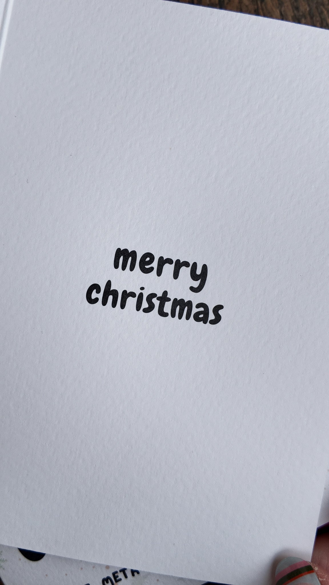 Grim Reaper Alternative Christmas Card | Cute Goth Festive Greeting Card - Vix and Ink