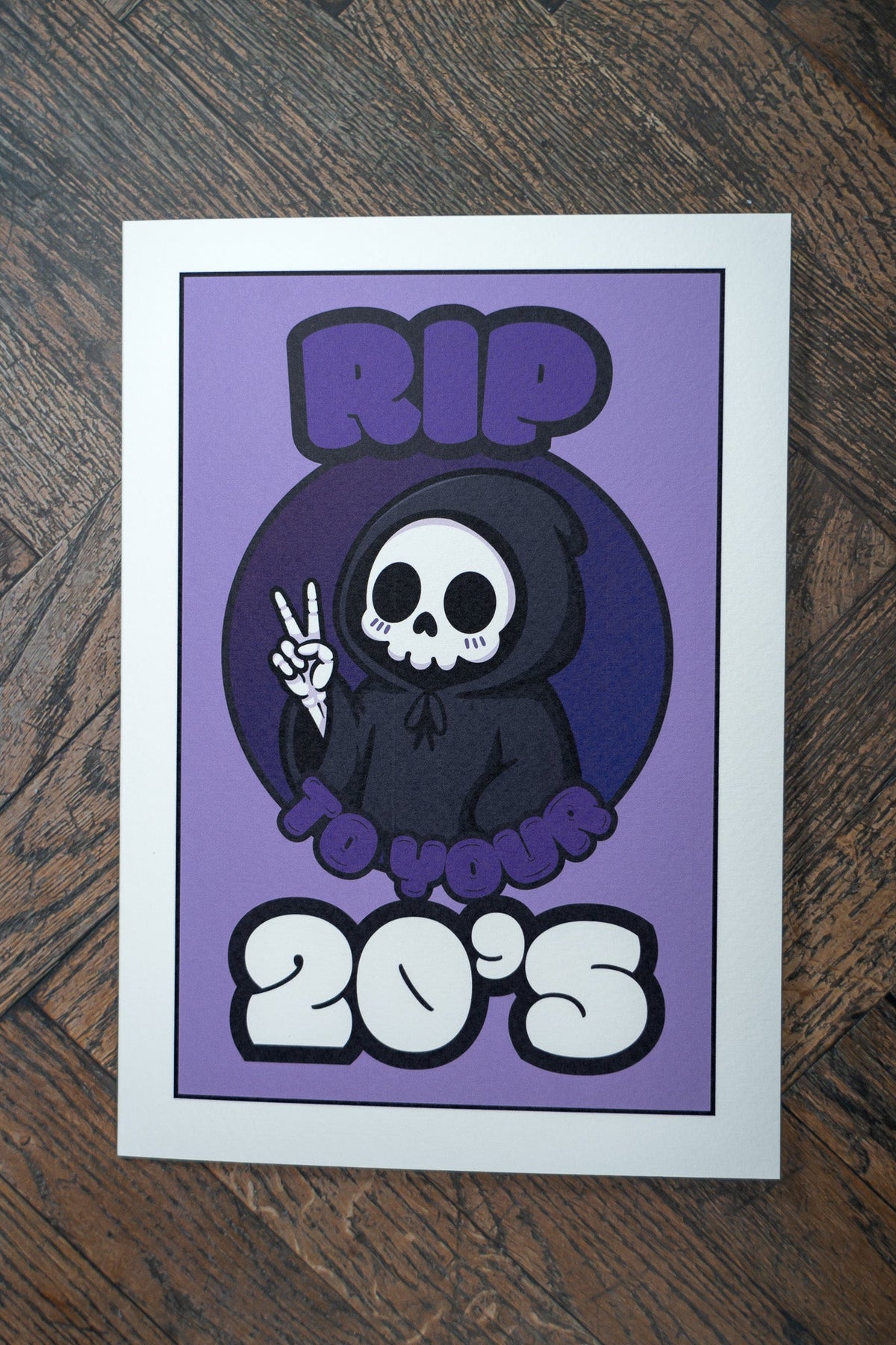 RIP To Your 20s Birthday Card | Alternative 30th Birthday Card - Vix and Ink