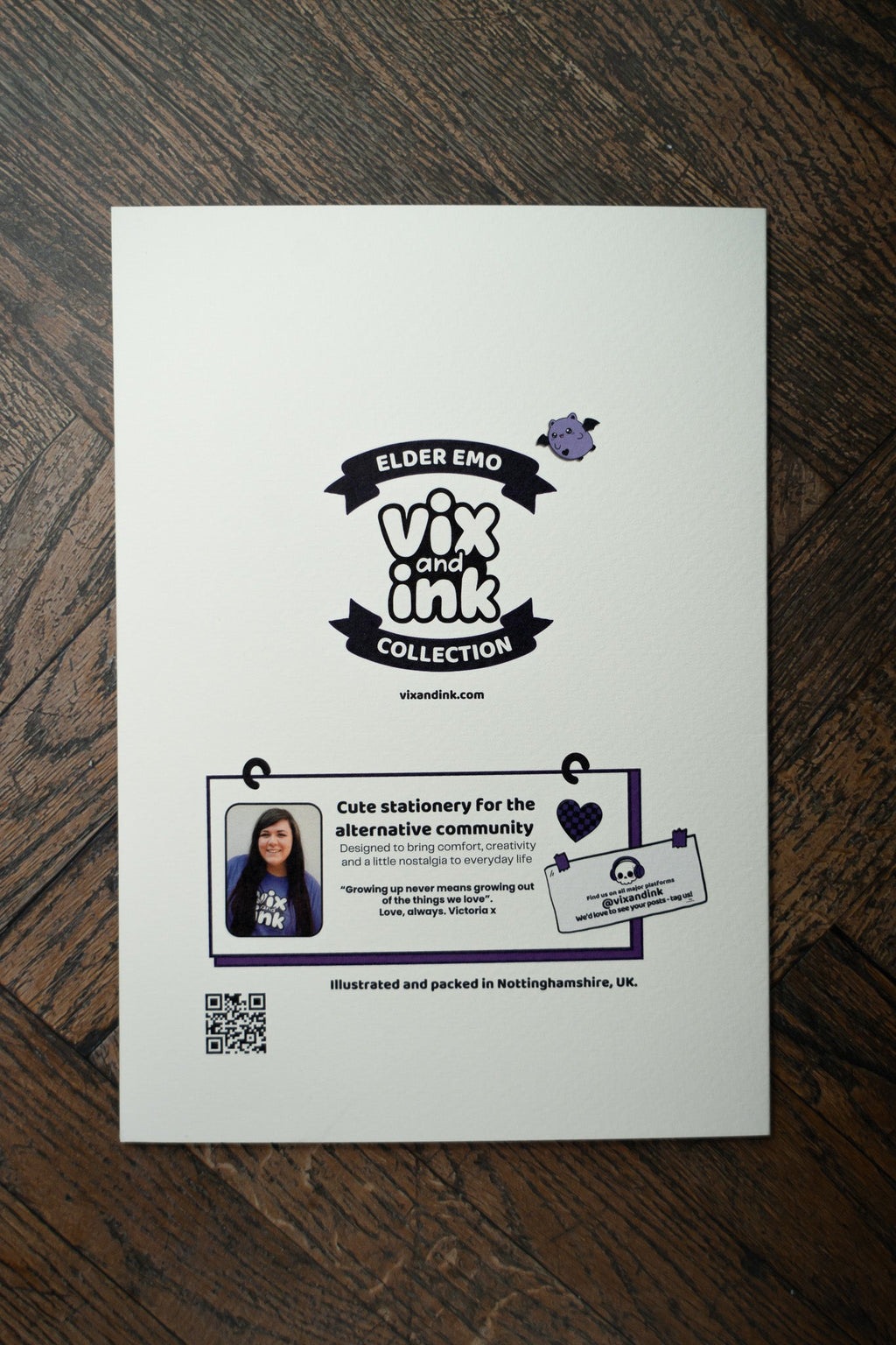 You Great Emo Birthday Card | Funny Alternative Greeting Card - Vix and Ink