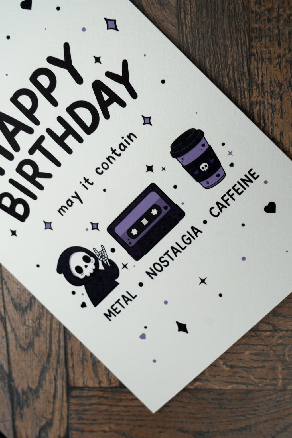 You Great Emo Birthday Card | Funny Alternative Greeting Card - Vix and Ink